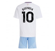 Aston Villa Emiliano Buendia #10 Koszulka Wyjazdowa dzieci 2024-25 Krótki Rękaw (+ krótkie spodenki)